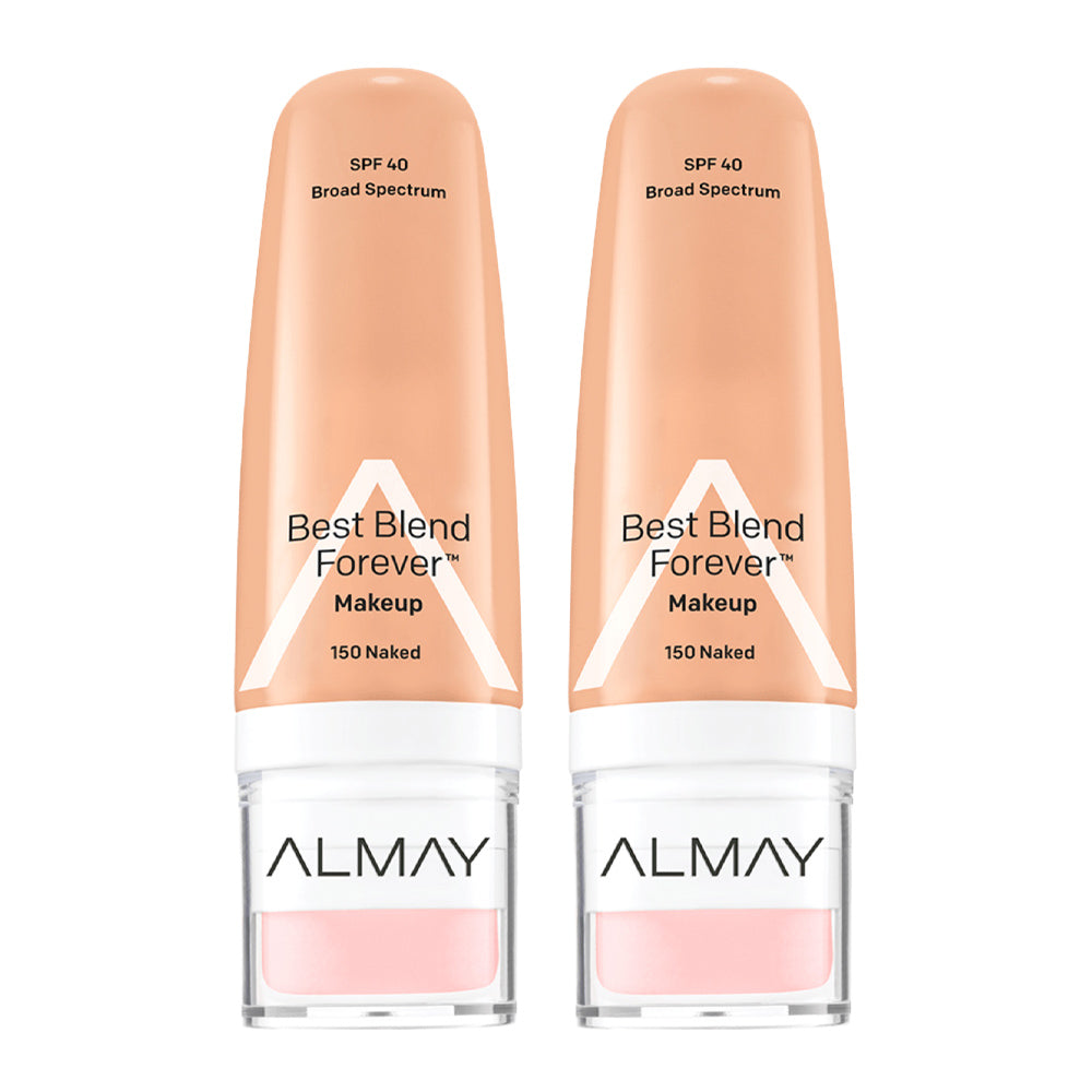 Almay Best Blend Forever Makeup 30ml 150 NAKED - 2 pack