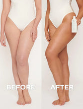 Load image into Gallery viewer, Bondi Sands Pure Self Tan Foaming Water Light Medium 200ml before after