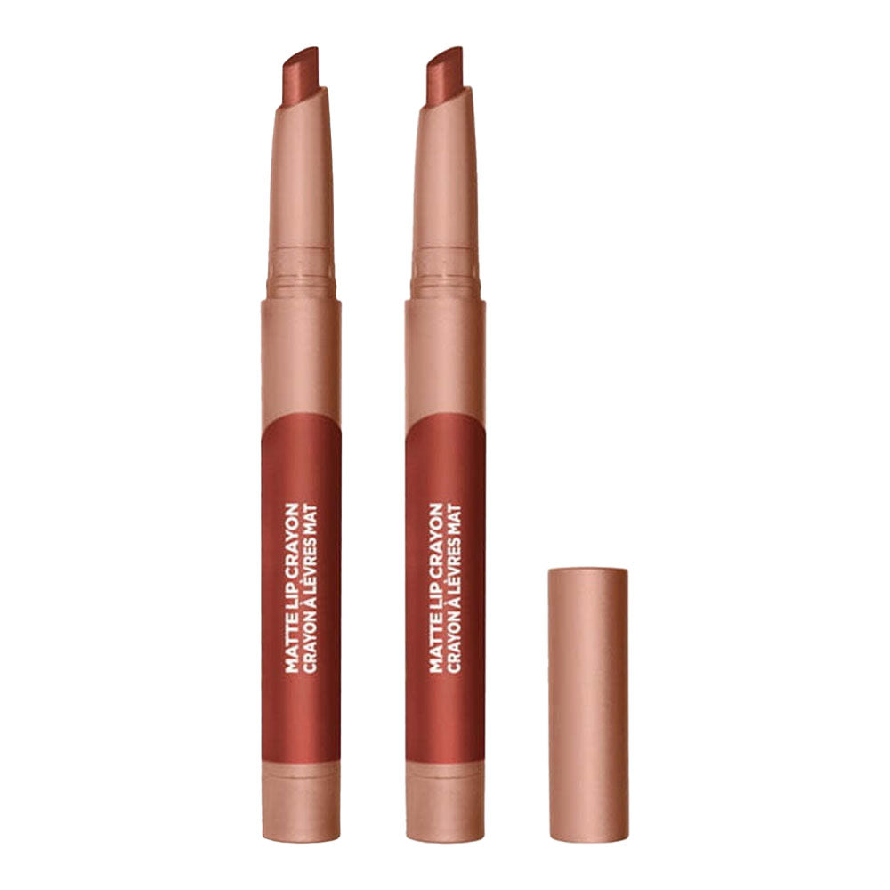 L'Oreal Infallible Matte Lip Crayon 1.3g 509 FLIRTY TOFFEE - 2 pack