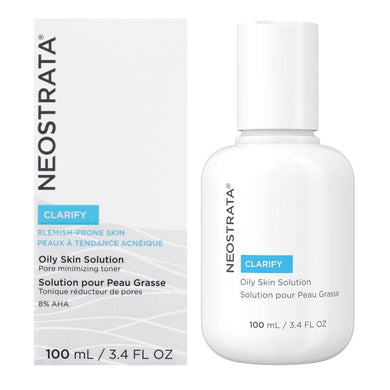 NeoStrata Clarify Oily Skin Solution toner for oily and blemish-prone skin, 100ml bottle with box