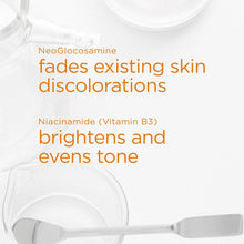 Load image into Gallery viewer, NeoStrata Enlighten Illuminating Serum 30ml key ingredients NeoGlucosamine and niacinamide details