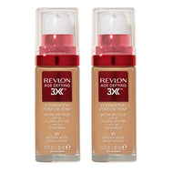 Revlon Age Defying 3X Foundation 30ml 40 MEDIUM BEIGE - 2 pack