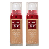 Revlon Age Defying 3X Foundation 30ml 50 HONEY BEIGE - 2 pack
