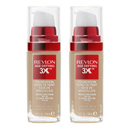 Revlon Age Defying 3X Foundation 30ml 35 NATURAL BEIGE - 2 pack