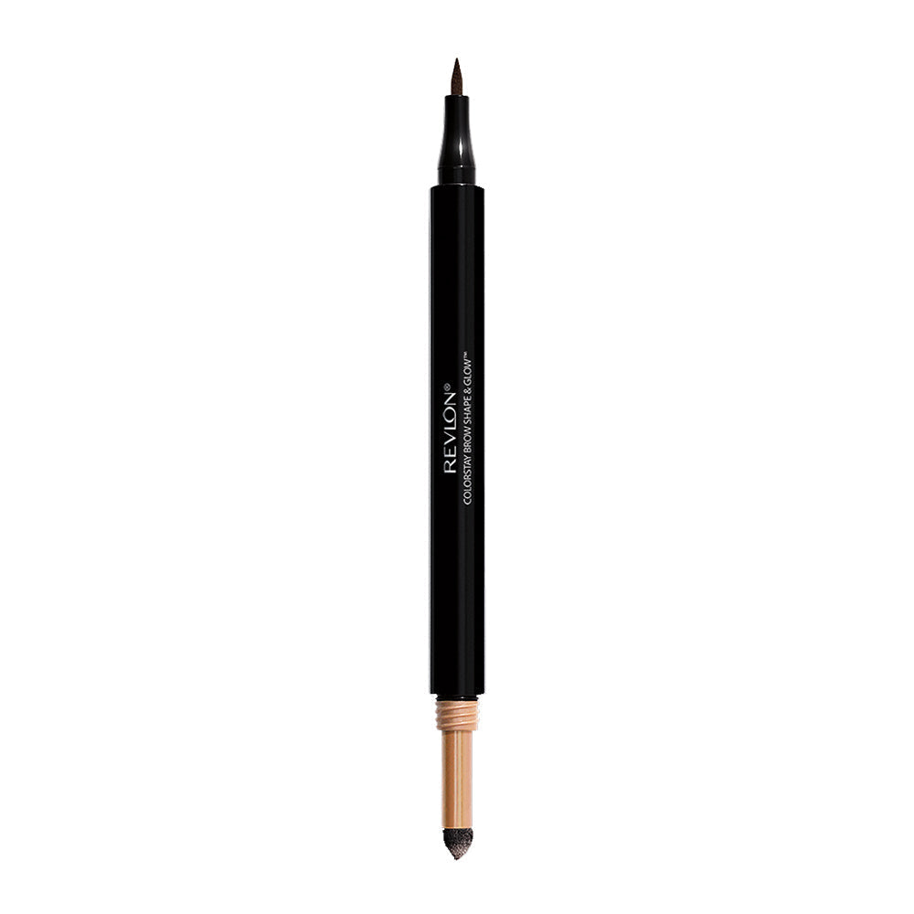 Revlon ColorStay Brow Shape & Glow Brow Marker 0.6ml & Highlighter 0.23g 250 SOFT BLACK