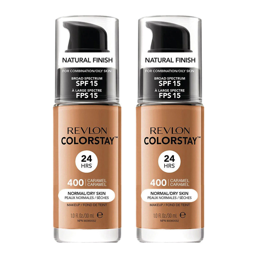 Revlon ColorStay Makeup Normal/ Dry Skin 30ml 400 CARAMEL - 2 pack
