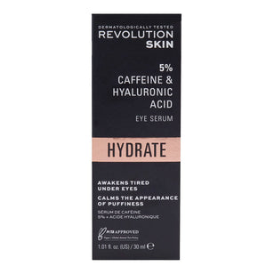 Revolution Skin Hydrate 5% Caffine & Hyaluronic Acid Eye Serum 30ml
