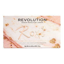 Load image into Gallery viewer, Revolution Roxxsaurus Highlight & Contour Palette 20g, closed box with marble and gold design