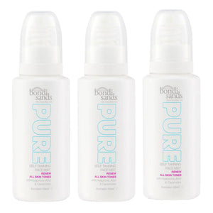 Bondi Sands Pure Self Tanning Face Mist - Renew 70ml - 3 pack