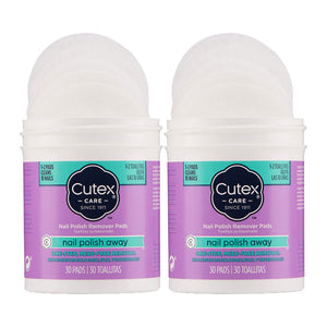 Cutex Nail Polish Remover Pads NAIL POLISH AWAY 30 pads