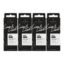 Load image into Gallery viewer, Eylure London LINE &amp; LASH 2-in-1 Lash Adhesive Eyeliner 0.7ml BLACK - 4 pack
