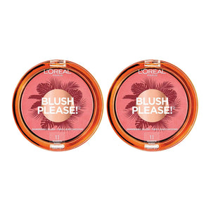 L'Oreal Blush Please! Shimmering Blush 5.1g 11 BLUSHIN IN RIVIERA - 2 pack