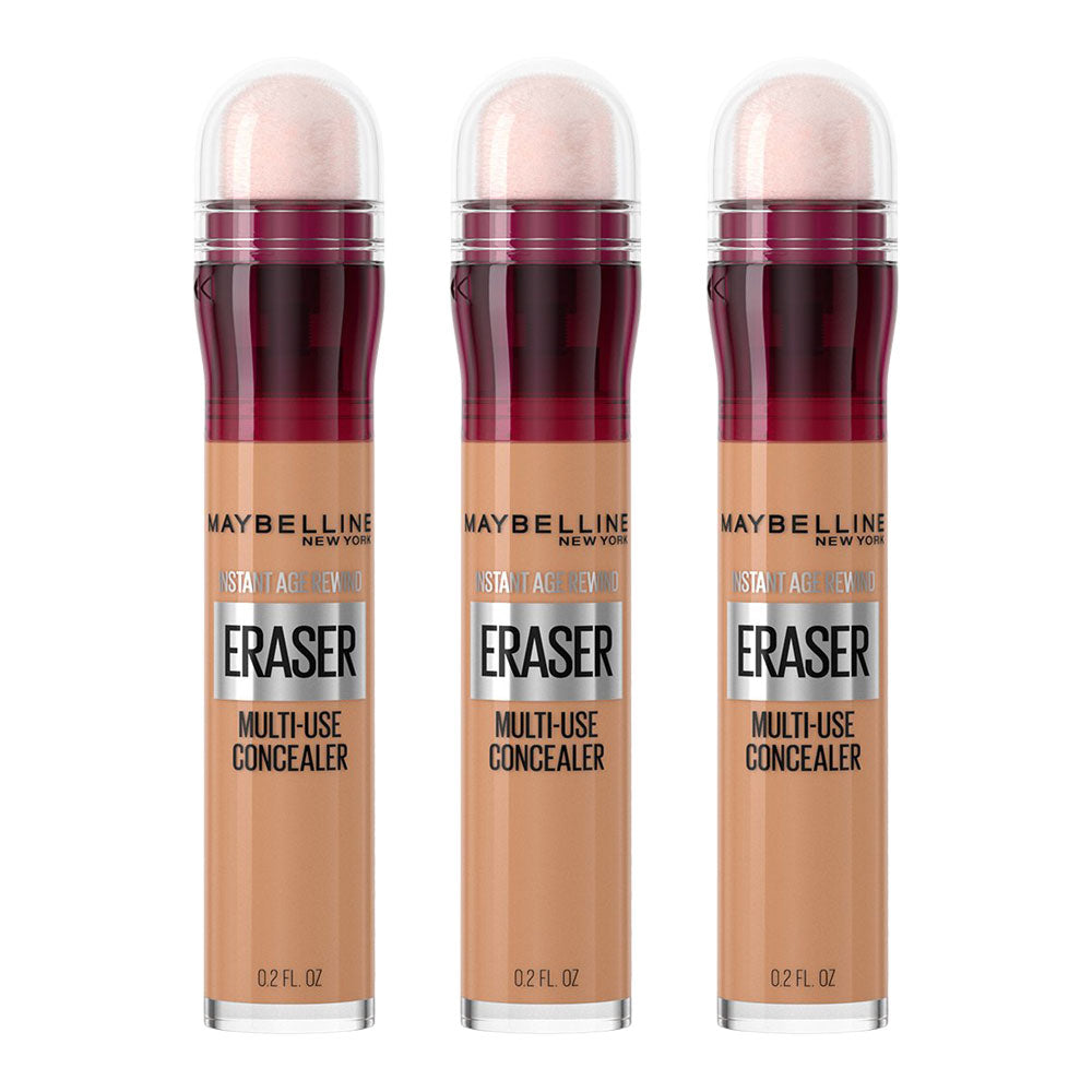 Maybelline Instant Age Rewind Eraser Multi-Use Concealer 6ml 130 MEDIUM - 3 pack