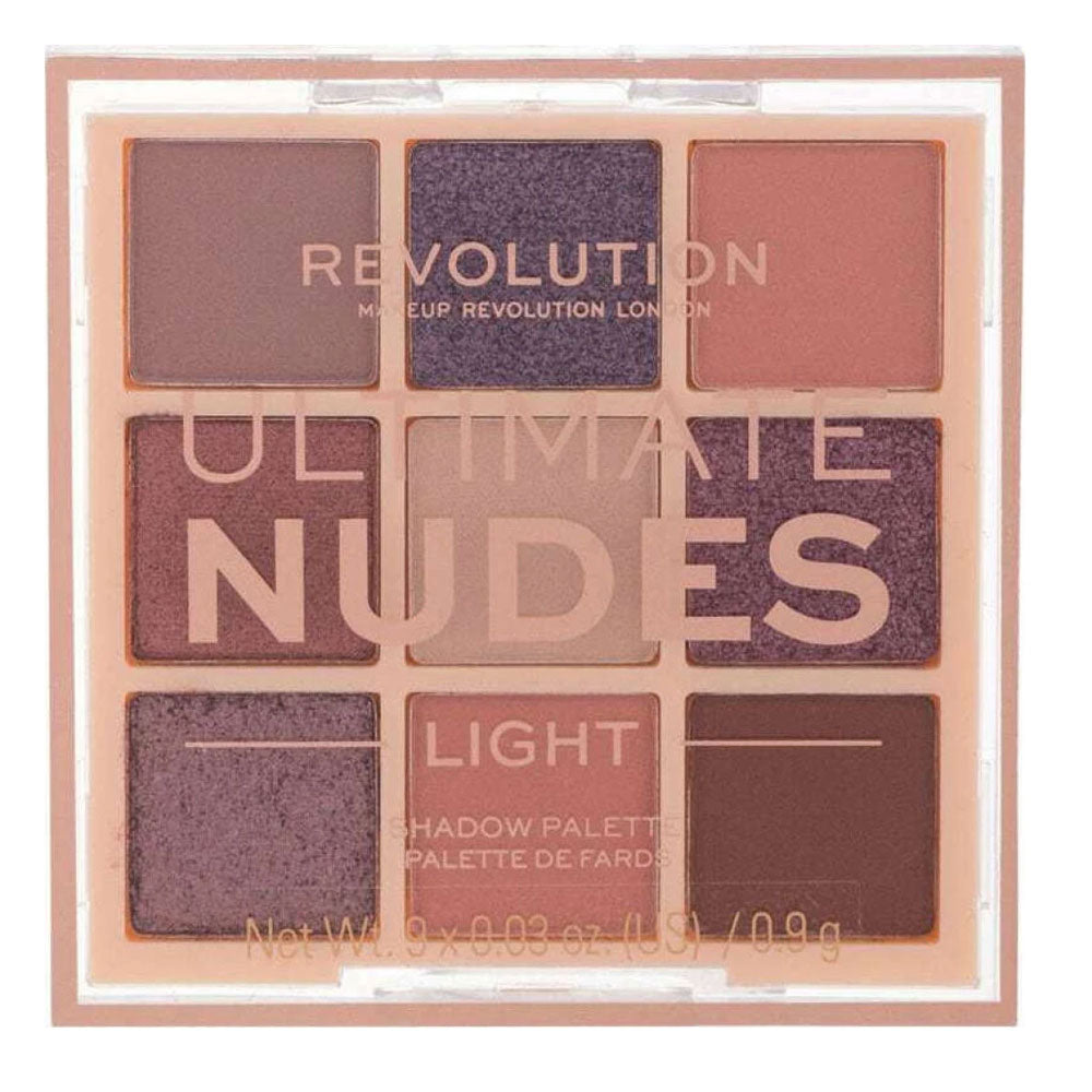 Makeup Revolution Ultimate Nudes Shadow Palette in Light, 8.1g