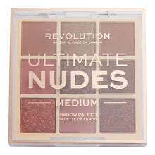 Load image into Gallery viewer, Makeup Revolution Ultimate Nudes Shadow Palette 8.1g MEDIUM
