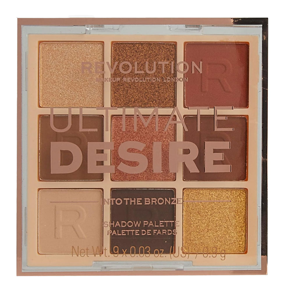 Makeup Revolution Ultimate Desire Shadow Palette in shade INTO THE BRONZE, 8.1g