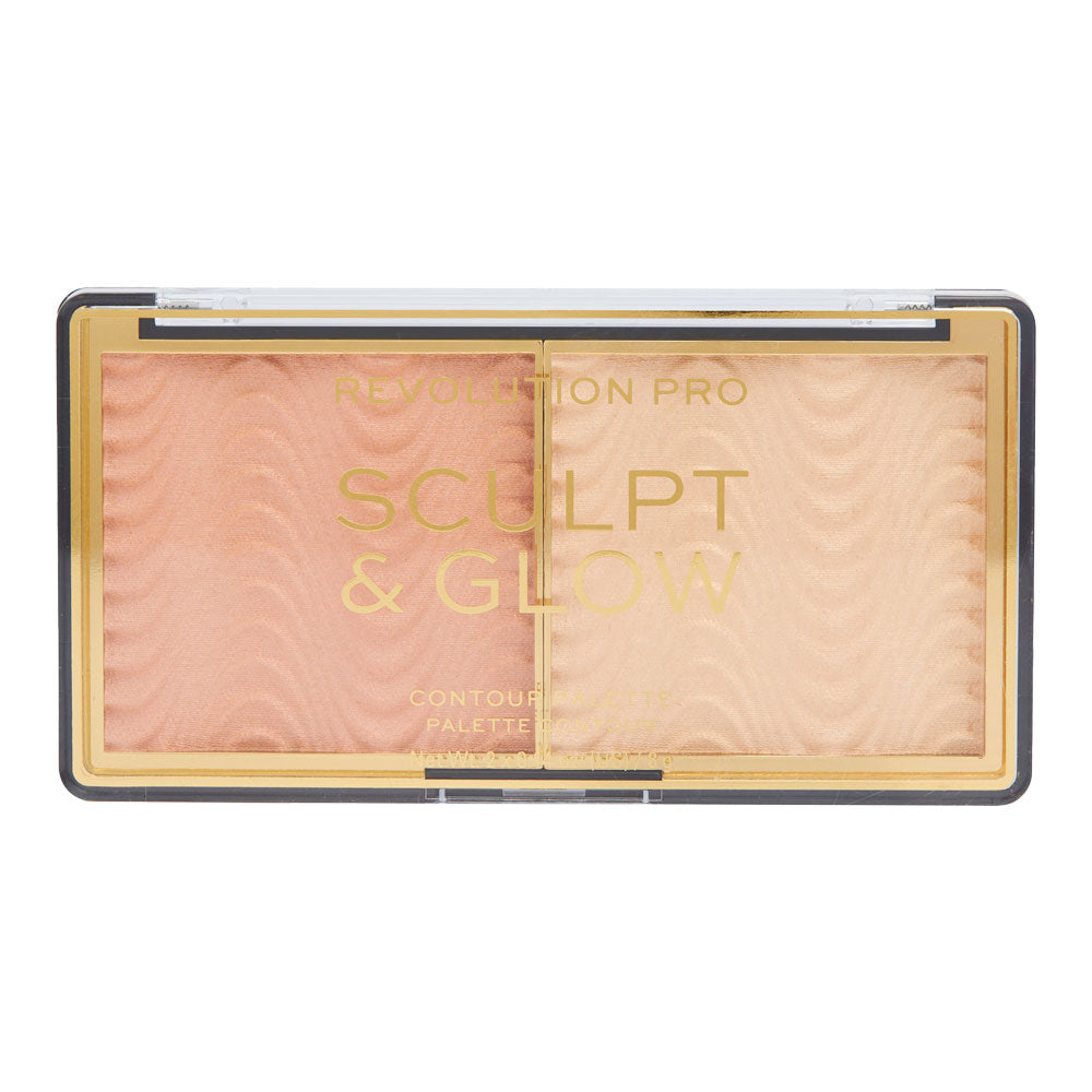 Revolution Pro Sculpt & Glow Contour Palette in Light Medium, 8g