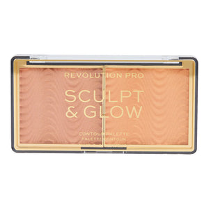 Revolution Pro Sculpt & Glow Contour Palette in shade Medium Deep, 8g
