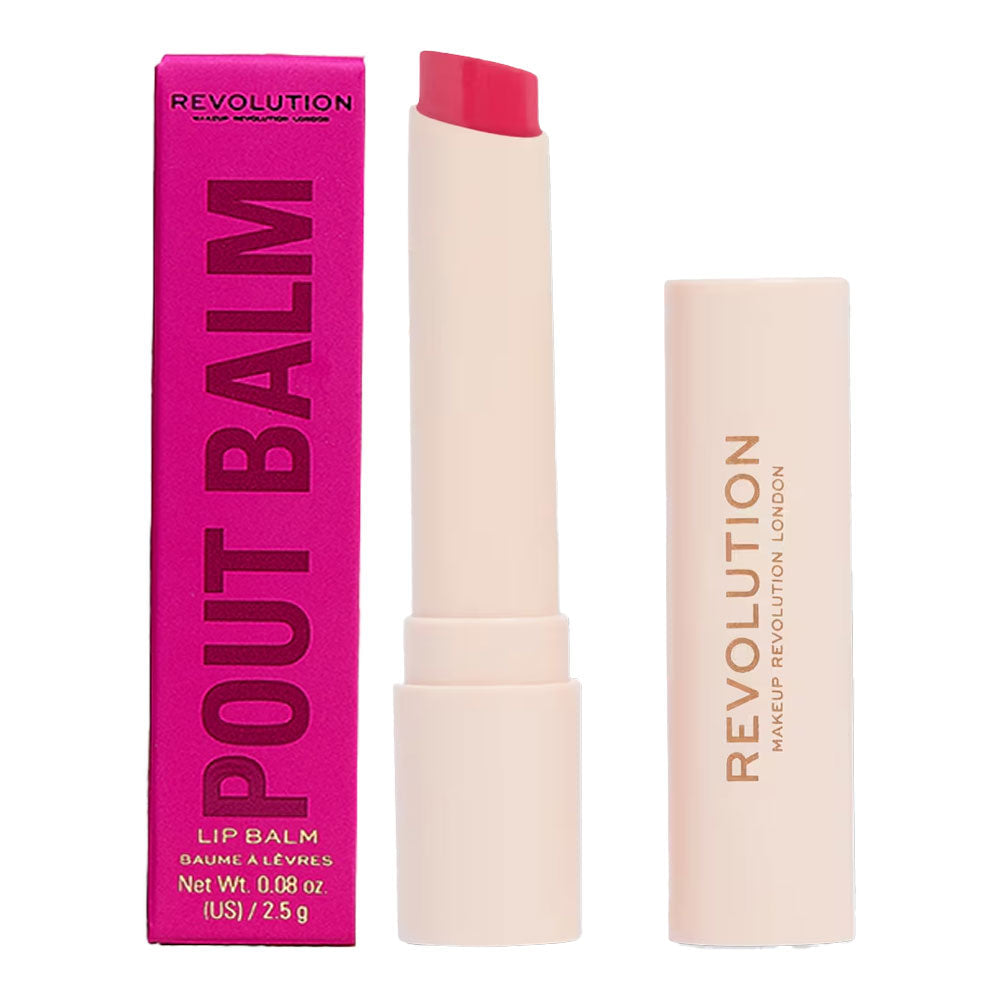 Makeup Revolution Pout Balm in FUCHSIA SHINE, 2.5g