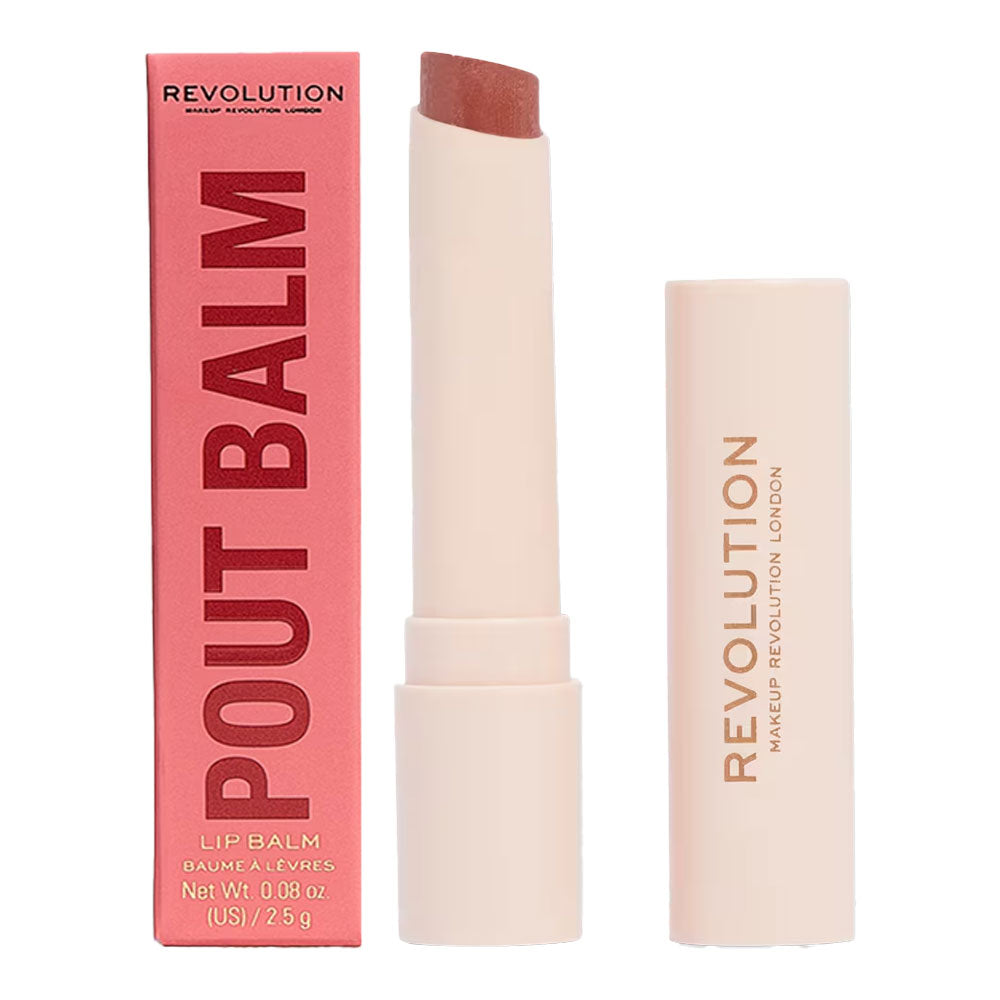 Makeup Revolution Pout Balm in MOCHA SHINE, 2.5g