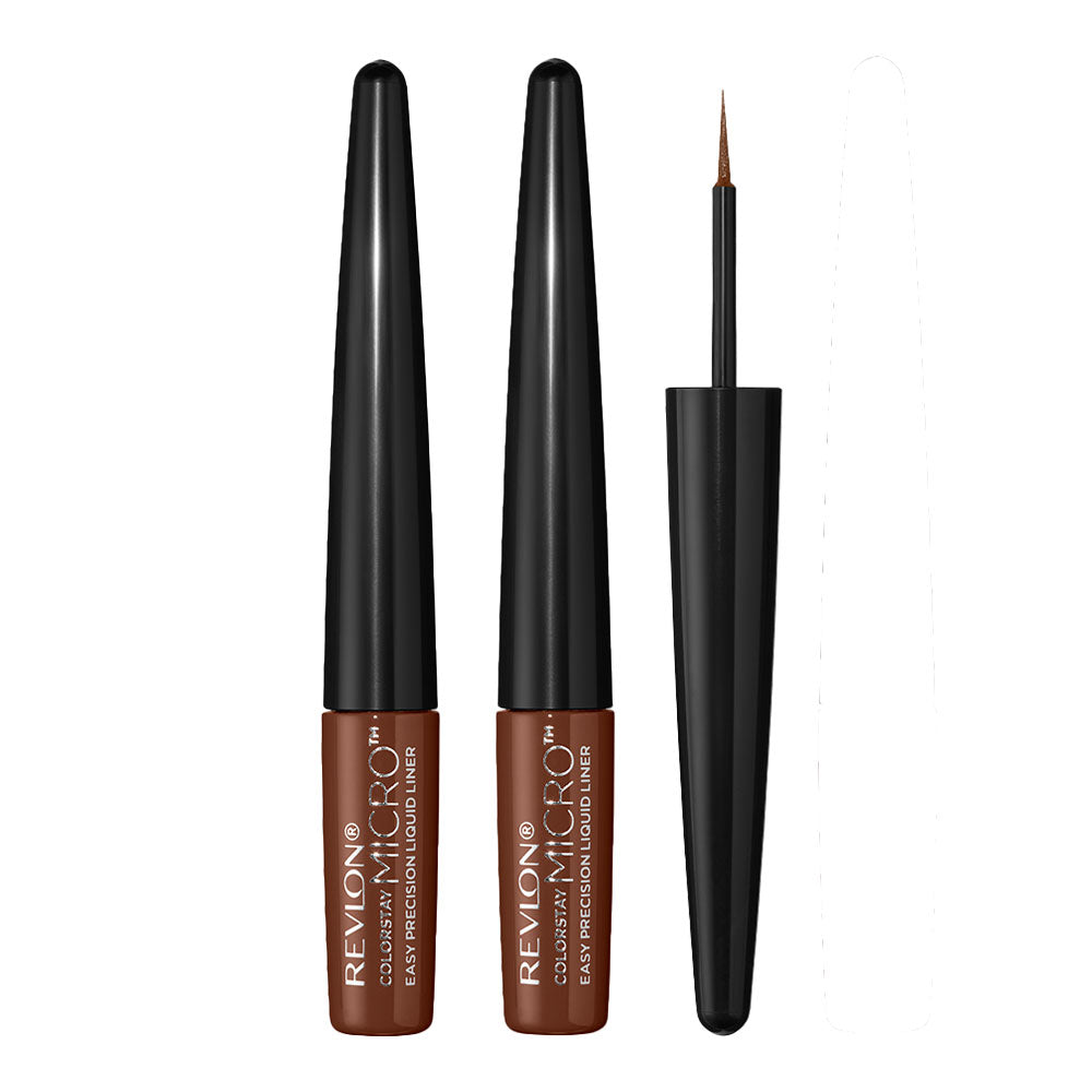 Revlon ColorStay Micro Easy Precision Liquid Liner 1.7ml 302 WHAT THE FUDGE - 2 pack