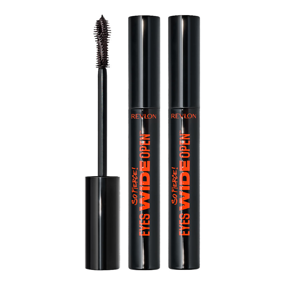 Revlon So Fierce! Eyes Wide Open Waterproof Mascara 7ml 104 BLACK - 2 pack
