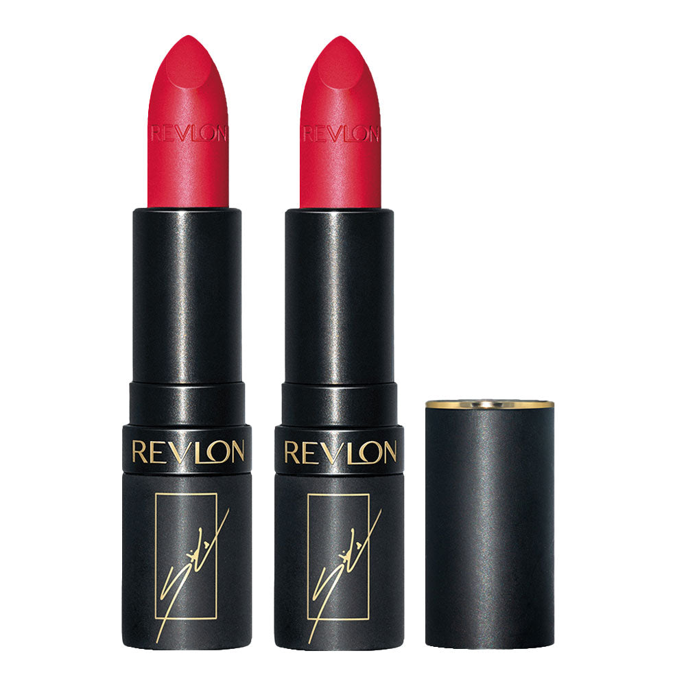 Revlon X Sofia Carson Super Lustrous The Luscious Mattes Lipstick 4.2g 026 THE SOFIA RED - 2 pack