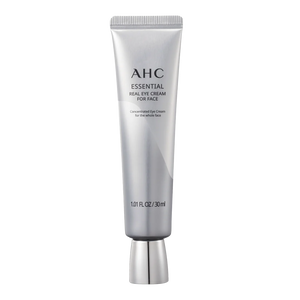 AHC Essential Real Eye Cream for Face 30ml front pack anti-aging hydrating eye and face cream Cosmetix Australia