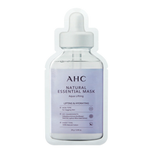 Load image into Gallery viewer, AHC Natural Essential Mask Aqua Lifting 28g single pack front firming hydrating sheet mask Cosmetix Australia
