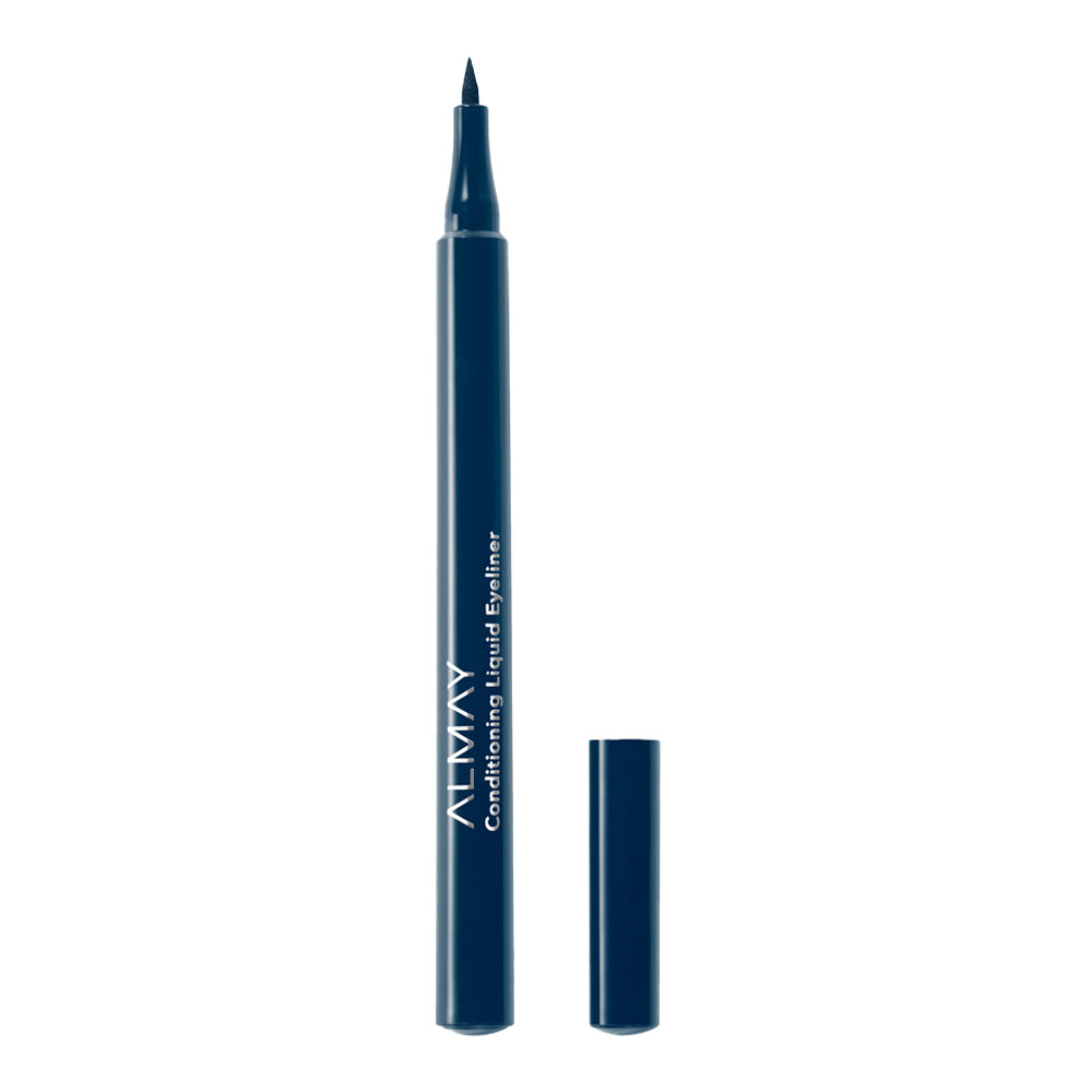 Almay Conditioning Liquid Eyeliner 040 NAVY 1ml in vivid navy blue color