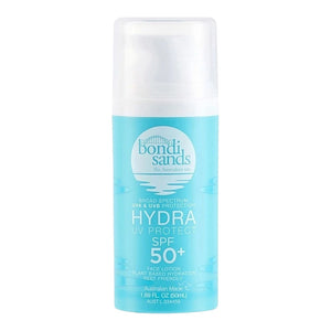 Bondi Sands Hydra UV Protect SPF 50+ Face Lotion 50ml - 6 pack - sunscreen bottle on white background