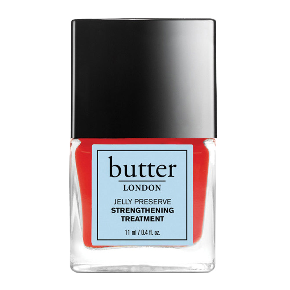 Butter London Jelly Preserve Strengthening Treatment in Strawberry Rhubarb 11ml bottle