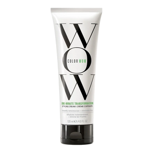 COLOR WOW One-Minute Transformational Styling Cream 120ml product in a unique bottle