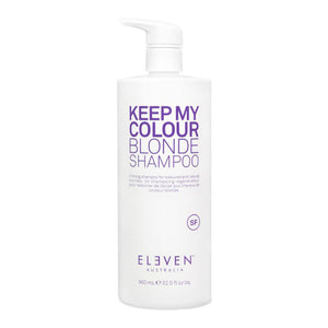 ELEVEN Australia Keep My Colour Blonde Shampoo 960ml bottle clean white background