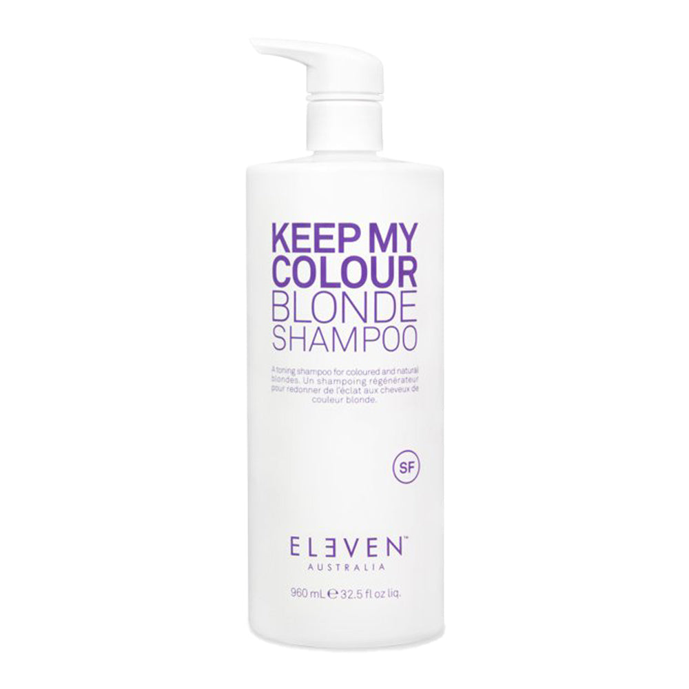 ELEVEN Australia Keep My Colour Blonde Shampoo 960ml bottle clean white background