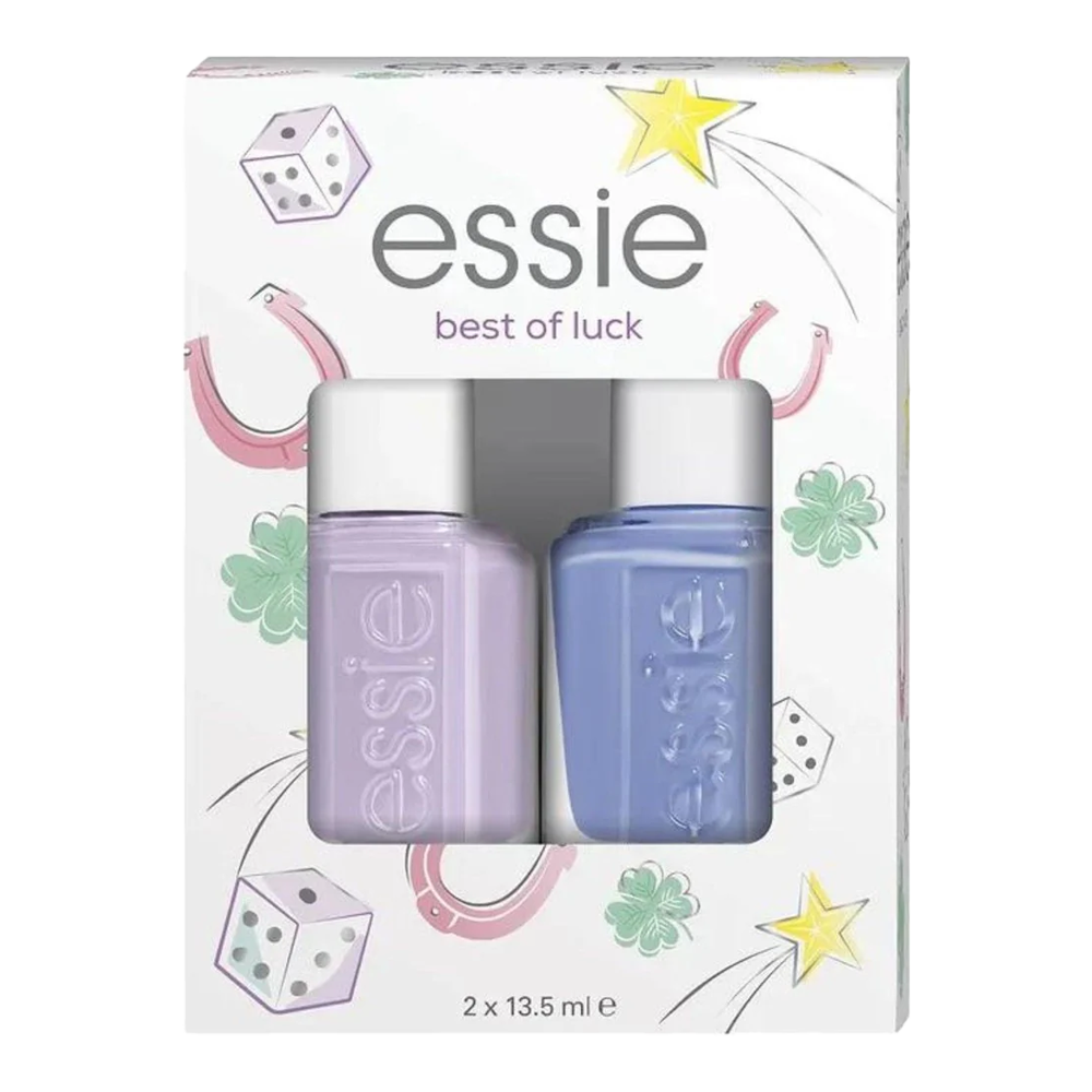 Essie Nail Best of Luck 2pc Set nail polishes in vibrant colors