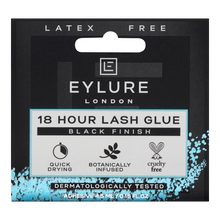 Load image into Gallery viewer, Eylure London 18 Hour Lash Glue 4.5ml black finish adhesive, latex-free strip lash glue with quick-drying, long-lasting hold
