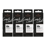 Eylure London LINE & LASH 2-in-1 Lash Adhesive Eyeliner 0.7ml BLACK - 4 pack