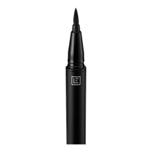 Load image into Gallery viewer, Eylure London Line &amp; Lash 2-in-1 Lash Adhesive Eyeliner in black, 0.7ml pen open showing precise tip
