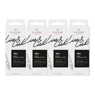 Eylure London LINE & LASH 2-in-1 Lash Adhesive Eyeliner 0.7ml CLEAR - 4 pack