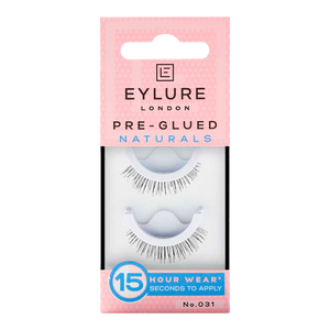 Eylure London NATURALS Pre-Glued No.031 false eyelashes on white background