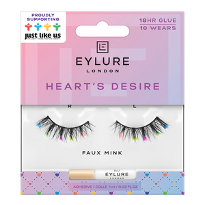 Eylure London PRIDE Faux Mink HEART'S DESIRE false eyelashes