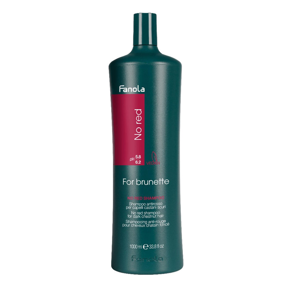 Fanola No Red Shampoo 1000ml bottle on a white background