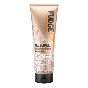Fudge All Blonde Colour Lock Shampoo 250ml bottle on a white background