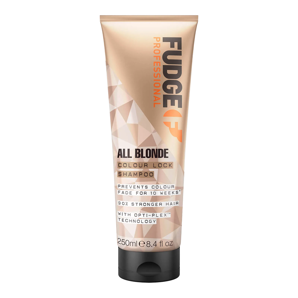 Fudge All Blonde Colour Lock Shampoo 250ml bottle on a white background