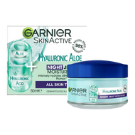 Garnier SkinActive Hyaluronic Aloe Night Jelly Moisturiser 50ml