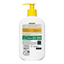 Load image into Gallery viewer, Garnier SkinActive Vitamin C Brightening Cream Cleanser 250ml back – label with ingredients and directions Cosmetix Australia
