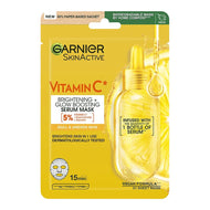 Garnier SkinActive Vitamin C Brightening + Glow Boosting Serum Sheet Mask 28g