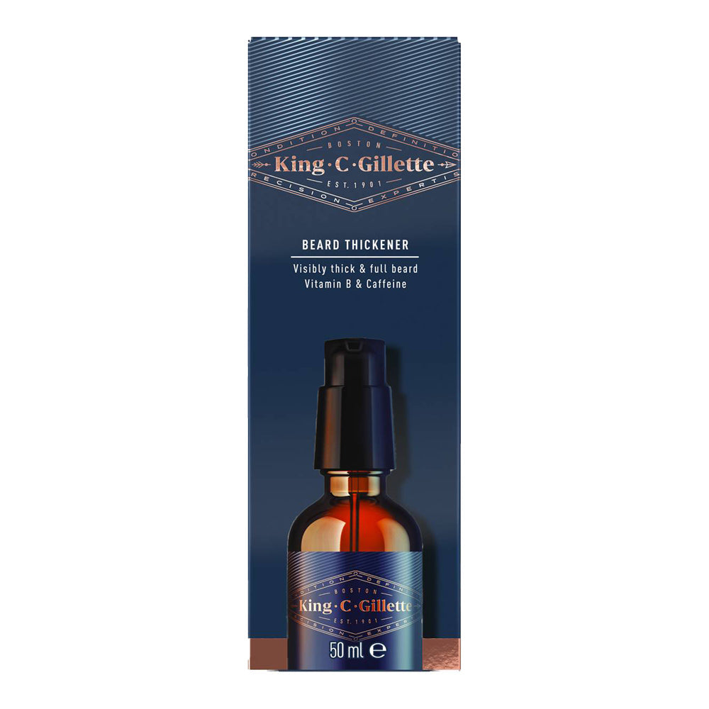 King C. Gillette Beard Thickener 50ml product in a bottle