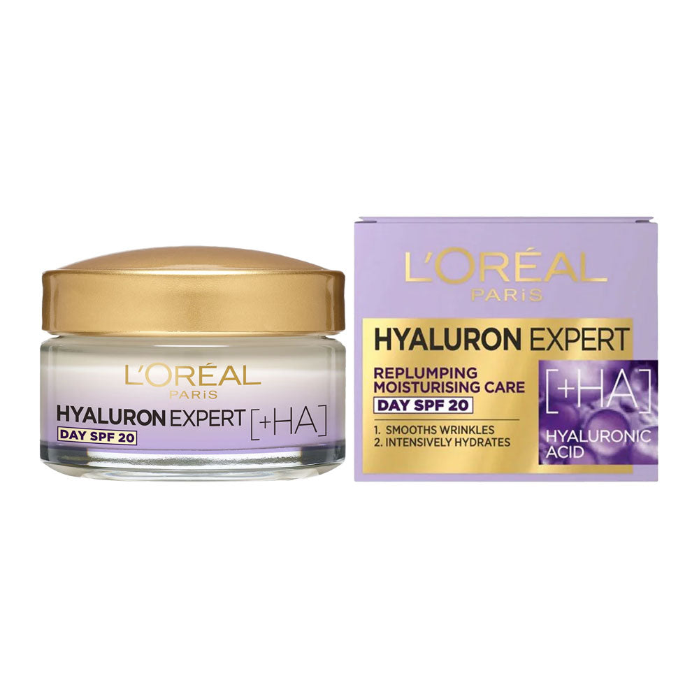 L’Oréal Hyaluron Expert Day Cream SPF 20 50ml – hydrating replumping anti-ageing face cream at Cosmetix Australia